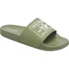 True Religion Kendrick Logo Slide In Olive