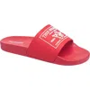 True Religion Kendrick Logo Slide In Red
