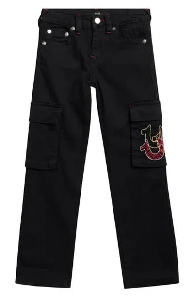 True Religion Kids' Bootcut Jeans In Black