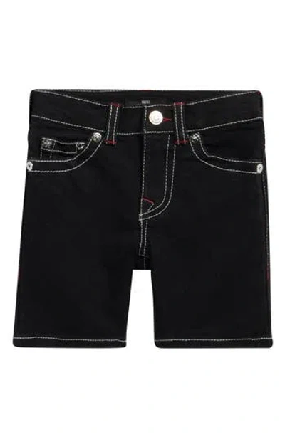 True Religion Kids' Denim Shorts In Black