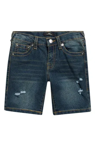 True Religion Kids' Denim Shorts In Blue