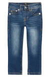 True Religion Kids' Geno Embossed Pocket Jeans In Blue