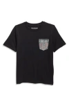 True Religion Kids' Horseshoe Embroidered Photo Real Cotton Graphic T-shirt In Black