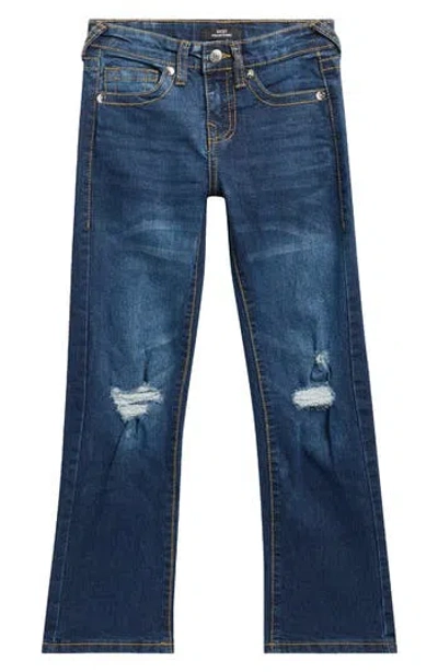 True Religion Kids' Ricky Flap Pocket Bootcut Jeans In Blue