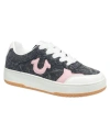 True Religion Ladies Kim Logo Sneaker In Black