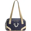 True Religion Logo Bowling Satchel Bag