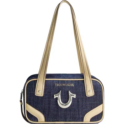 True Religion Logo Bowling Satchel Bag