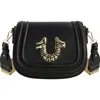 True Religion Logo Crossbody Bag In Black