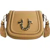 True Religion Logo Crossbody Bag In Camel