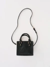 True Religion Logo Monogram Top Handle Bag