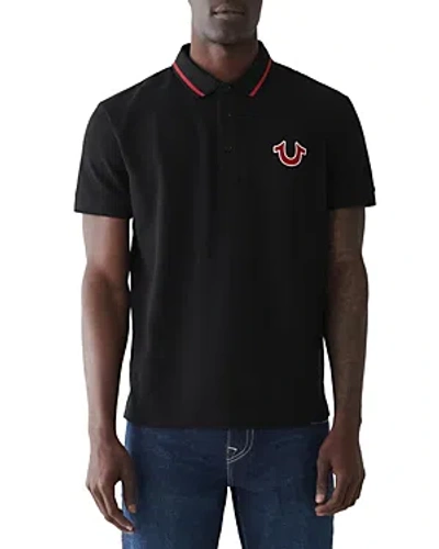 TRUE RELIGION LOGO SHORT SLEEVE POLO