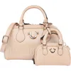 True Religion Logo Small & Large Satchel Bags In Neutral