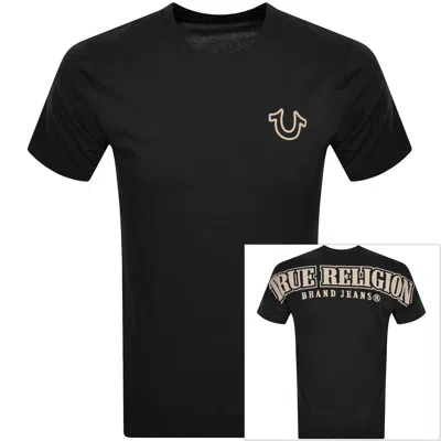 True Religion Logo T Shirt Black