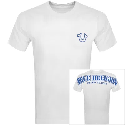 True Religion Logo T Shirt White