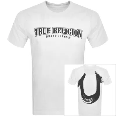 True Religion Logo T Shirt White