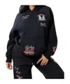 True Religion Long Sleeve Sweatshirt In Black