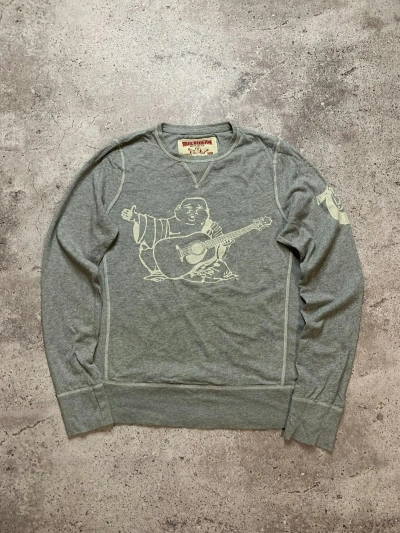 Pre-owned True Religion Long Sleeve T-shirt In Grey