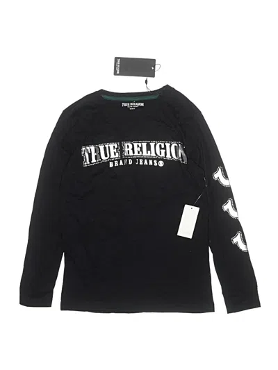 Pre-owned True Religion Kids' Long Sleeve T-shirt In Black