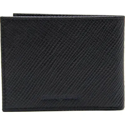 True Religion Louis Bifold Leather Wallet In Black