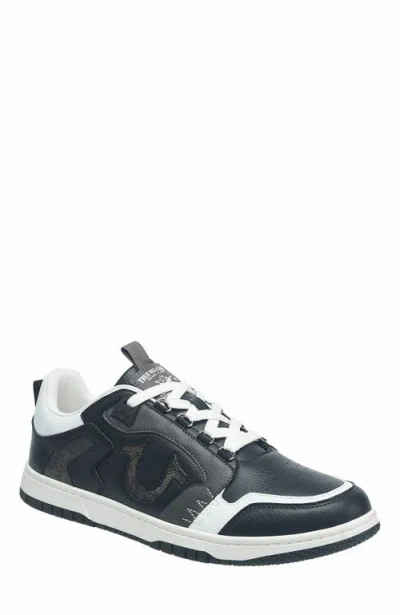 True Religion Luda Court Sneaker In Black
