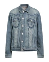 True Religion Man Denim Outerwear Blue Size L Cotton, Polyester, Elastane