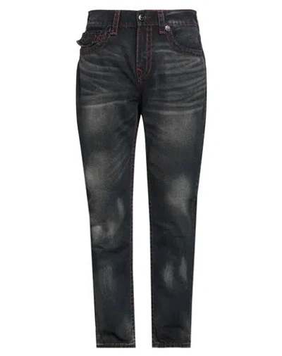 True Religion Man Jeans Black Size 33 Cotton, Polyester