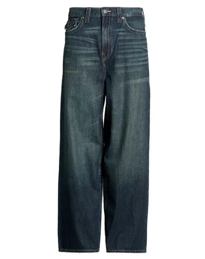 True Religion Man Jeans Blue Size 32w-32l Cotton