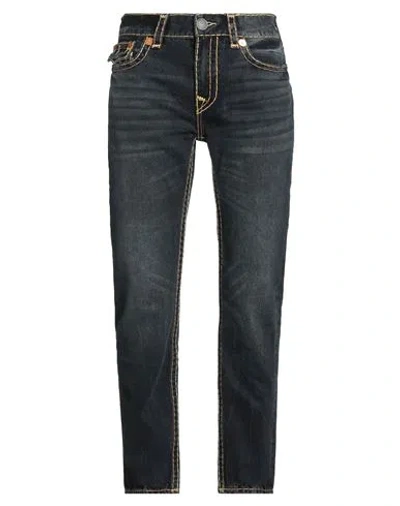 True Religion Man Jeans Blue Size 33 Cotton, Polyester
