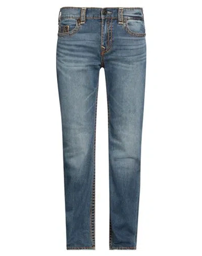 True Religion Man Jeans Blue Size 32 Cotton, Elastane