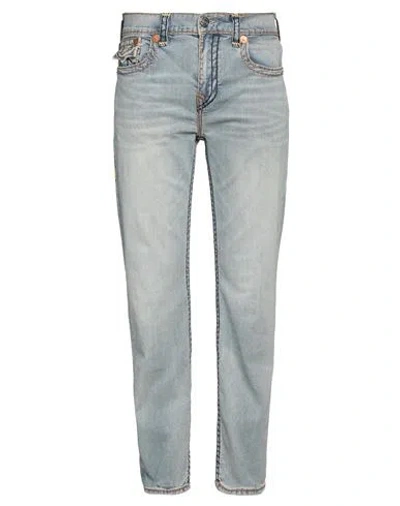 True Religion Man Jeans Blue Size 34 Cotton, Elastane