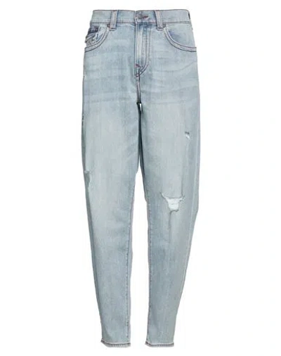 True Religion Man Jeans Blue Size 34 Cotton, Polyester, Elastane
