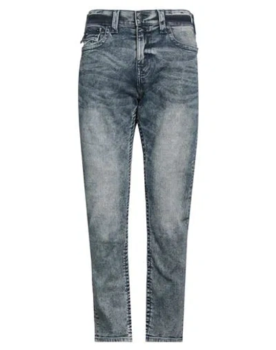 True Religion Man Jeans Blue Size 34 Cotton, Polyester, Elastane