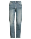True Religion Man Jeans Blue Size 34 Cotton, Polyester, Elastane In Blue
