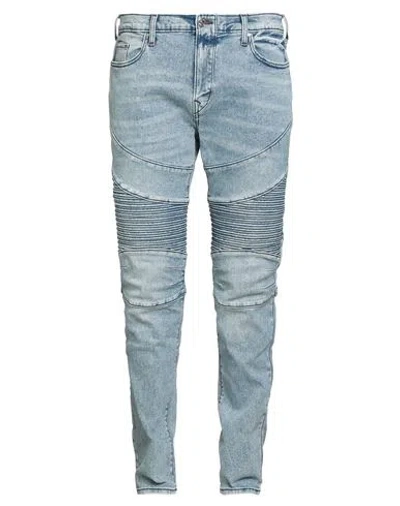 True Religion Man Jeans Blue Size 34 Cotton, Polyester, Rayon, Elastane