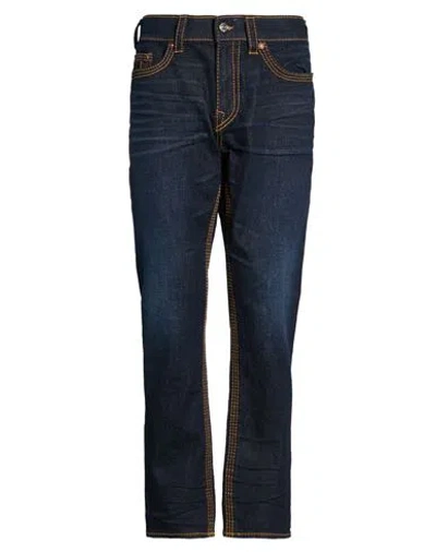 True Religion Man Jeans Blue Size 34w-32l Cotton, Elastane