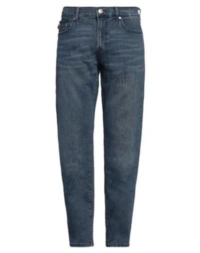True Religion Man Jeans Blue Size 34w-32l Cotton, Polyester, Rayon, Elastane