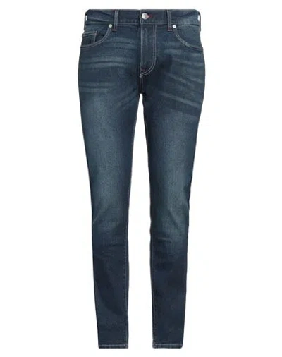True Religion Man Jeans Blue Size 34w-32l Cotton, Polyester, Rayon, Elastane