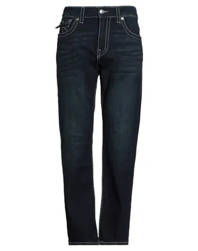 True Religion Man Jeans Blue Size 34w-32l Cotton, Repreve, Elastane