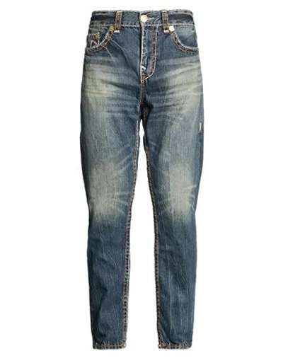 True Religion Man Jeans Blue Size 34w-32l Cotton