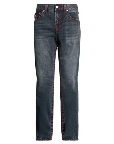 True Religion Man Jeans Blue Size 34w-34l Cotton, Polyester