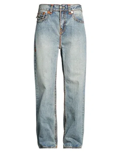 True Religion Man Jeans Blue Size 34w-34l Cotton, Rayon