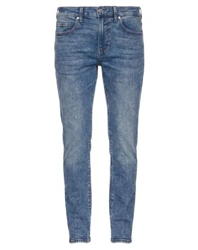 True Religion Man Jeans Blue Size 36 Cotton, Polyester, Rayon, Elastane