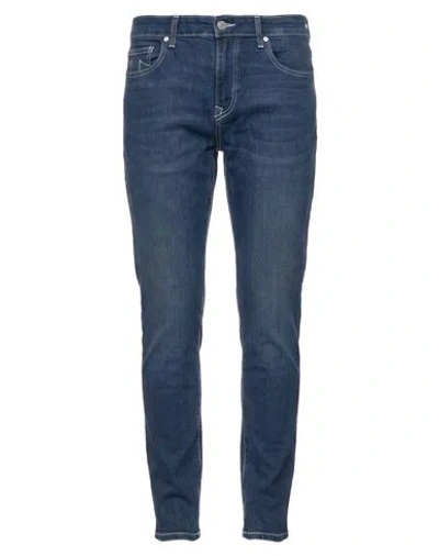 True Religion Man Jeans Blue Size 36w-32l Cotton, Polyester, Viscose, Elastane, Lyocell