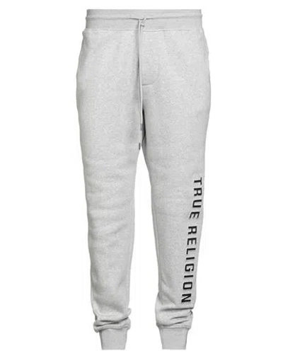True Religion Man Pants Grey Size L Cotton, Polyester In White