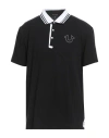 True Religion Man Polo Shirt Black Size L Cotton In Black