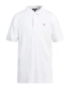 True Religion Buddha Patch Polo T Shirt White In White