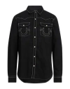 True Religion Man Shirt Black Size L Cotton In Black
