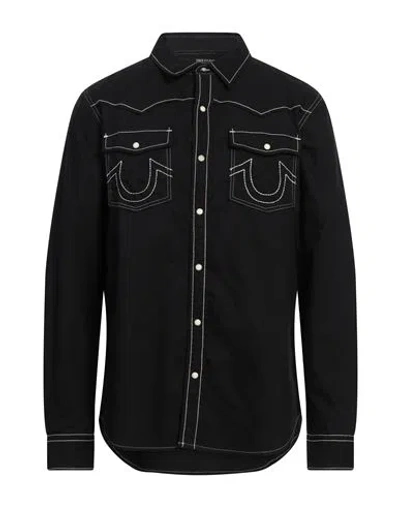 True Religion Man Shirt Black Size L Cotton