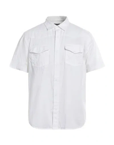 True Religion Man Shirt White Size L Cotton