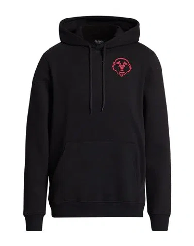True Religion Man Sweatshirt Black Size L Cotton, Polyester